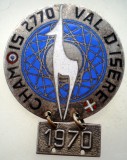 I.766 INSIGNA TURISM MONTAN SKI SCHI CHAMOIX 2770 VAL D'ISERE 1970