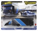 HOT WHEELS TRANSPORTATOR SAUBER MERCEDES C9 CU MASINUTA FLEET FLYER SCARA 1:64 SuperHeroes ToysZone