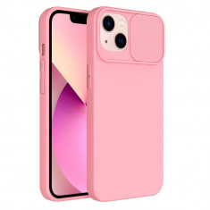 Husa Compatibila cu Apple iPhone 14 Plus iberry Slide Case Roz