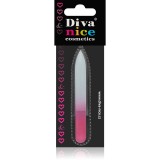Diva &amp; Nice Cosmetics Accessories pila de unghii din sticla mic Pink 1 buc