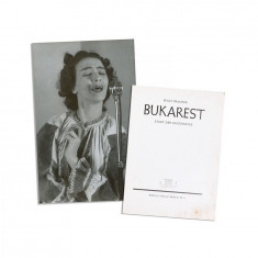 Maria Tănase, fotografie, fotograf Willy Pragher, cca. 1941 + Album - București, orașul contrastelor