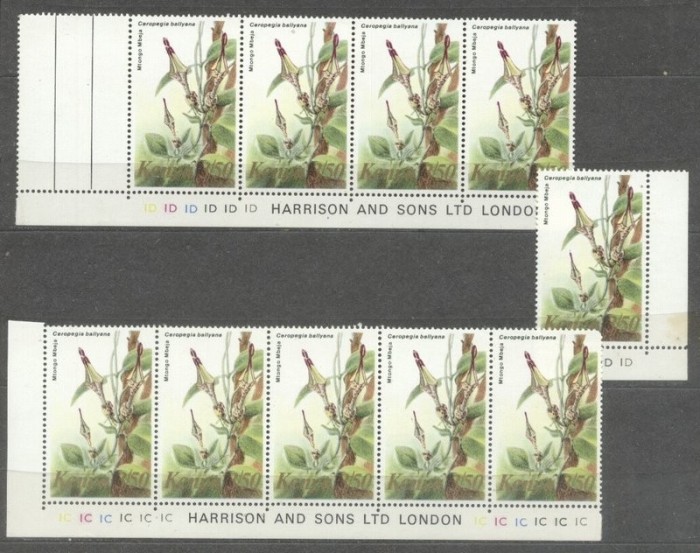 Kenya 1983 Flowers x 10, MNH S.171