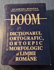 DOOM dictionarul ortografic ortoepic si morfologic al Limbii Romane Academia