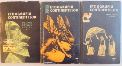 ETNOGRAFIA CONTINENTELOR , STUDII DE ETNOGRAFIE GENERALA , VOL I - II PARTEA I , VOL II PARTEA A II A , 1961 foto