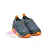 Pantofi Sport LED Bibi Roller Celebration Grey/Orange 32 EU, Gri, BIBI Shoes