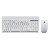 Kit tastatura si mouse wireless alb omega