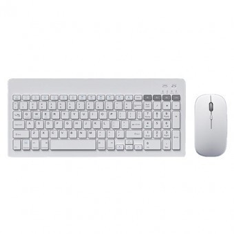 Kit tastatura si mouse wireless alb omega