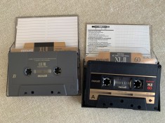 Lot 2 Casete MAXELL XL-II 100 / XL-II 60 CrO2 - Inregistrate o singura data - 7 foto
