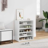 vidaXL Pantofar, alb extralucios, 60x35x70 cm, PAL