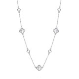 Cumpara ieftin Lantisor argint 925, JW1684, model trifoi, placat cu rodiu