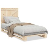 Cumpara ieftin Cadru de pat cu tablie, 90x200 cm, lemn masiv de pin