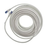 Cablu de rețea Lanberg Cat. 6A S/FTP, 20 m, 2 x RJ45, LSZH, alb