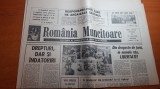 Ziarul romania muncitoare 22 martie 1990-3 luni de la revolutie