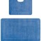 Set 2 Covorase Baie Model Maritime 2509, Marimi 50 x 80 40 x 50 cm, Albastru, Inaltime Fir 0, Antialergic, Polipropilena