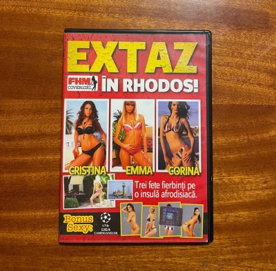 EXTAZ IN RHODOS Trei Fete Fierbinti pe o Insula Afrodisiaca (1 DVD original!) foto