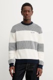 Tommy Jeans pulover de bumbac culoarea bleumarin, DM0DM22110