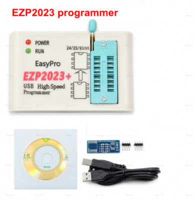 Programator eeprom flash bios EZP2023 SPI 24/25//26/93/95/03 25T80 foto