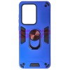Husa Armor Ring Samsung Galaxy S20 Ultra, TPU+PC, Electric Blue