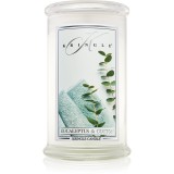Kringle Candle Eucalyptus &amp; Cotton lum&acirc;nare parfumată 624 g