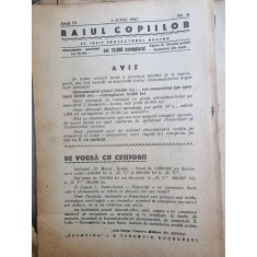 Raiul Copiilor - Anul IX Nr. 6 - Iunie 1947