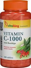 Vitamina C 1000mg cu Macese Vitaking 100cp Cod: vk801 foto