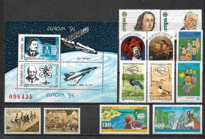 C4212 - lot Europa-cept timbre neuzate,perfecta stare,serii complete foto