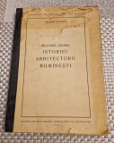 Relatare asupra istoriei arhitecturii romanesti Grigore Ionescu