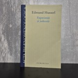 Edmund Husserl - Experiență și judecată. Cercetări cu privire la genealogia logicii