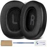 Set 2 bureti pentru casti JBL Tune 780NC, 770NC, 760NC, 750BTNC, 720BT, 710BT, 700BT, Over-Ear - Negru - Spuma cu memorie - Piele ecologica
