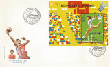 |Romania, LP 1291/1992, J.O. de Vara, Barcelona, colita nedantelata, FDC