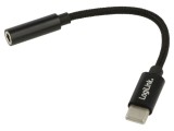 Adaptor Jack 3,5mm 4pin USB C 0,13m negru
