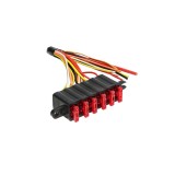 Cutie sigurante plate 6 cai cu capac si cablaj pentru UTB U-445, Fiat, New Holland, Massey Ferguson, Case IH, Ford