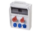 Tablou electric IP44 pentru perete - Mat.carc: ABS Filet: PG21