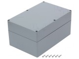 Carcasă universală ABS gri &icirc;nchis 160x240x120mm