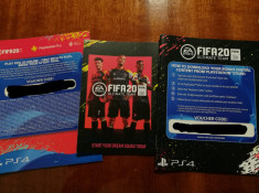 FIFA 20 PS4 Ultimate Team Cod + Abonament PS Plus 14 Zile foto
