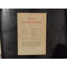 Revista fundatiilor regale no.9 anul II Septembrie 1935