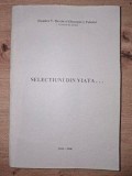 Selectiuni din viata... - Dumitru V. Burciu, Gheorghe I. Palunici