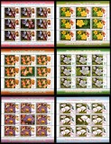 Romania 2012, LP 1926 d, Florile Faunei I, minicoli de 8 + vigneta, MNH! RARE!