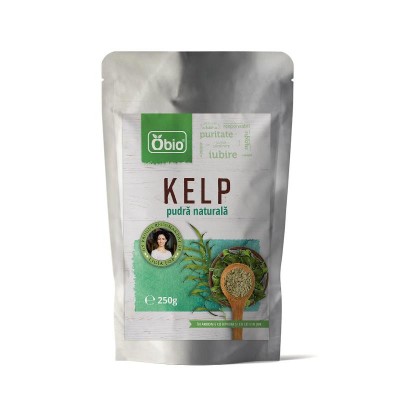 Kelp Pulbere Raw Obio 250gr foto