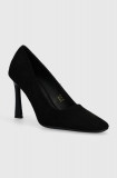 Answear Lab pantofi cu toc culoarea negru