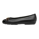 Balerini dama, din piele naturala, Geox, D467NA-08502-C9999, negru