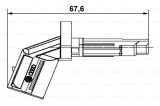 BOSCH 0 265 007 928 senzor,turatie roata
