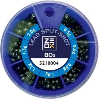 Set Plumbi ZEOX Lead Split Shot 80g foto