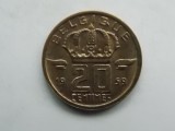 20 CENTIMES 1959 BELGIA-XF