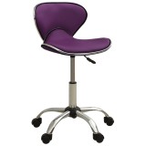 Cumpara ieftin Scaun pentru salon spa, violet, piele ecologică
