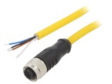 Cablu Conectare M12 4PIN 5m 250VAC 4A PVC