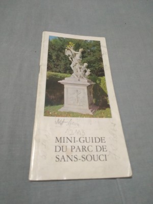 PLIANT /BROSUEA MINI-GUIDE DU PARC DE SANS-SOUCI foto