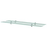 Cumpara ieftin Rafturi suspendate, 2 buc., 100 x 20 cm, sticla, 8 mm