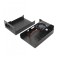 Carcasa metalica neagra compatibila Raspberry Pi 4 cu ventilator OKYN9002-2