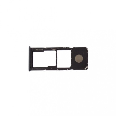 Suport SiM Samsung Galaxy A20s, A207, Negru, Single SiM foto
